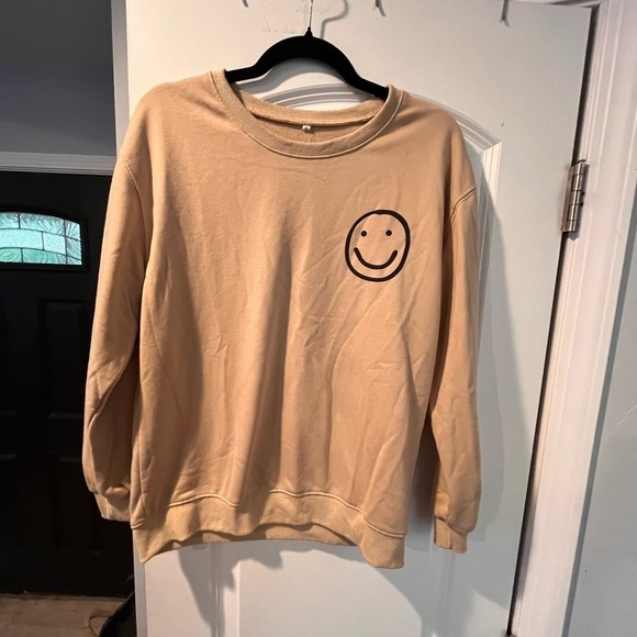 Tops - Tan Crewneck Sweatshirt